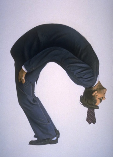 Bending over Backwards, New York. 1984